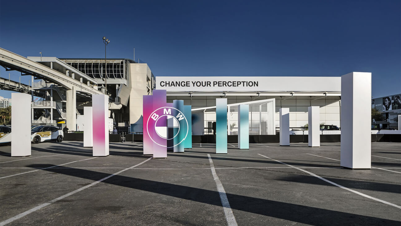 Outdoor Area Car Park BMW, CES Las Vegas